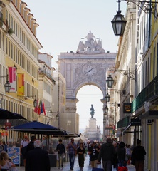 arco de triunfo de la plaza de comercio