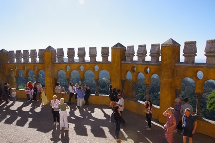 terraza almenada del palacio de Pena, SIntra