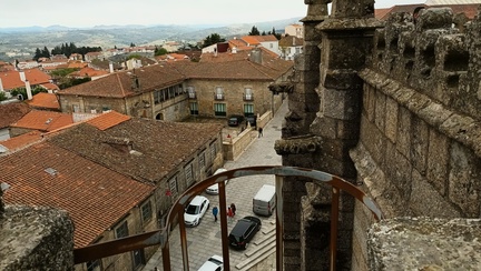 tejados de Guarda vistos desde su catedral (la Se)